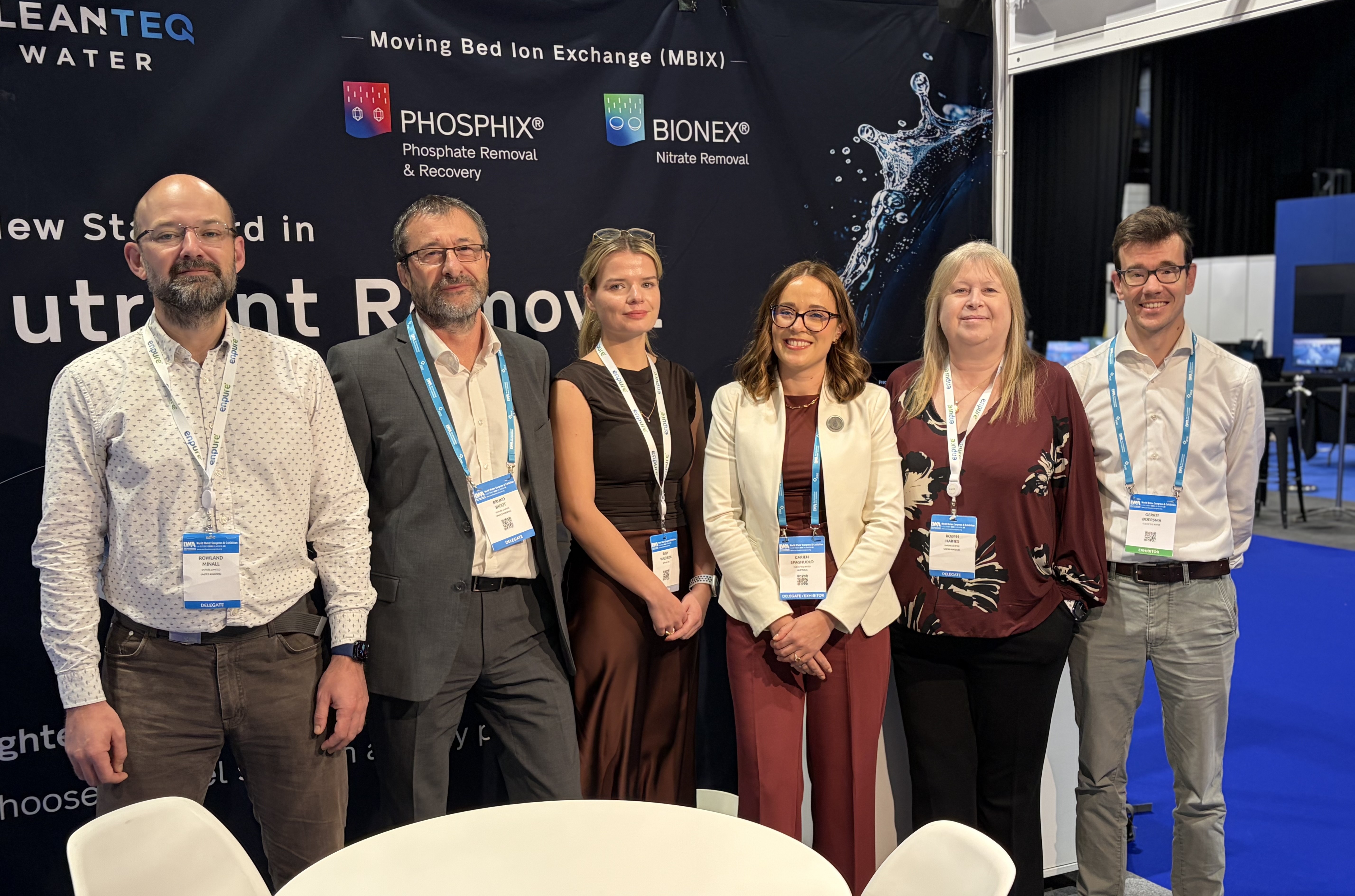 CleanTeq & Enpure staff at IWA 2026